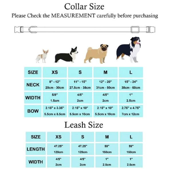 Lilly The Dog Collar Sizing Guide
