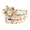 Rose Dog Collar With Flower - Lilly The Dog
